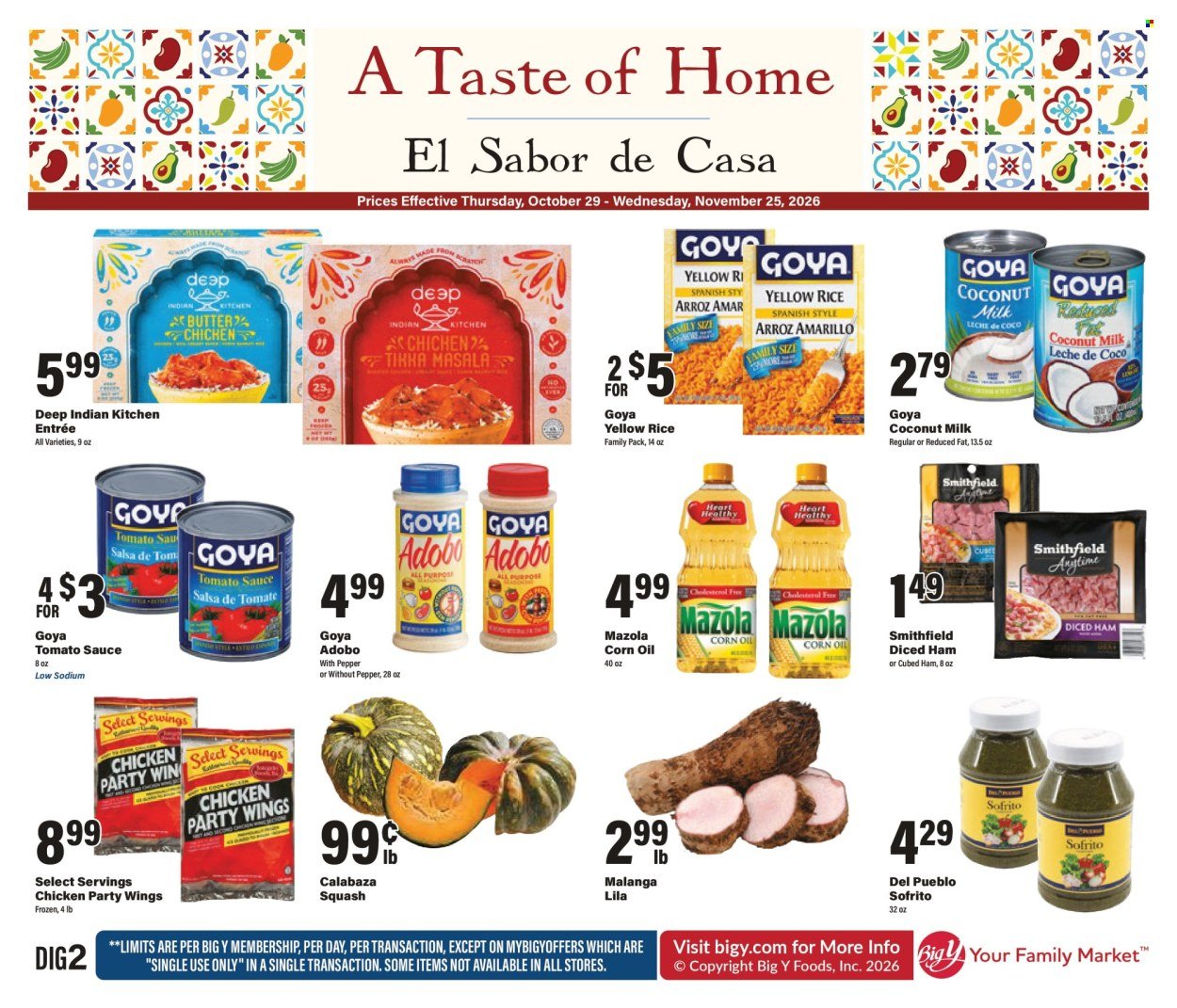 BIG Y ad - A Taste of Home