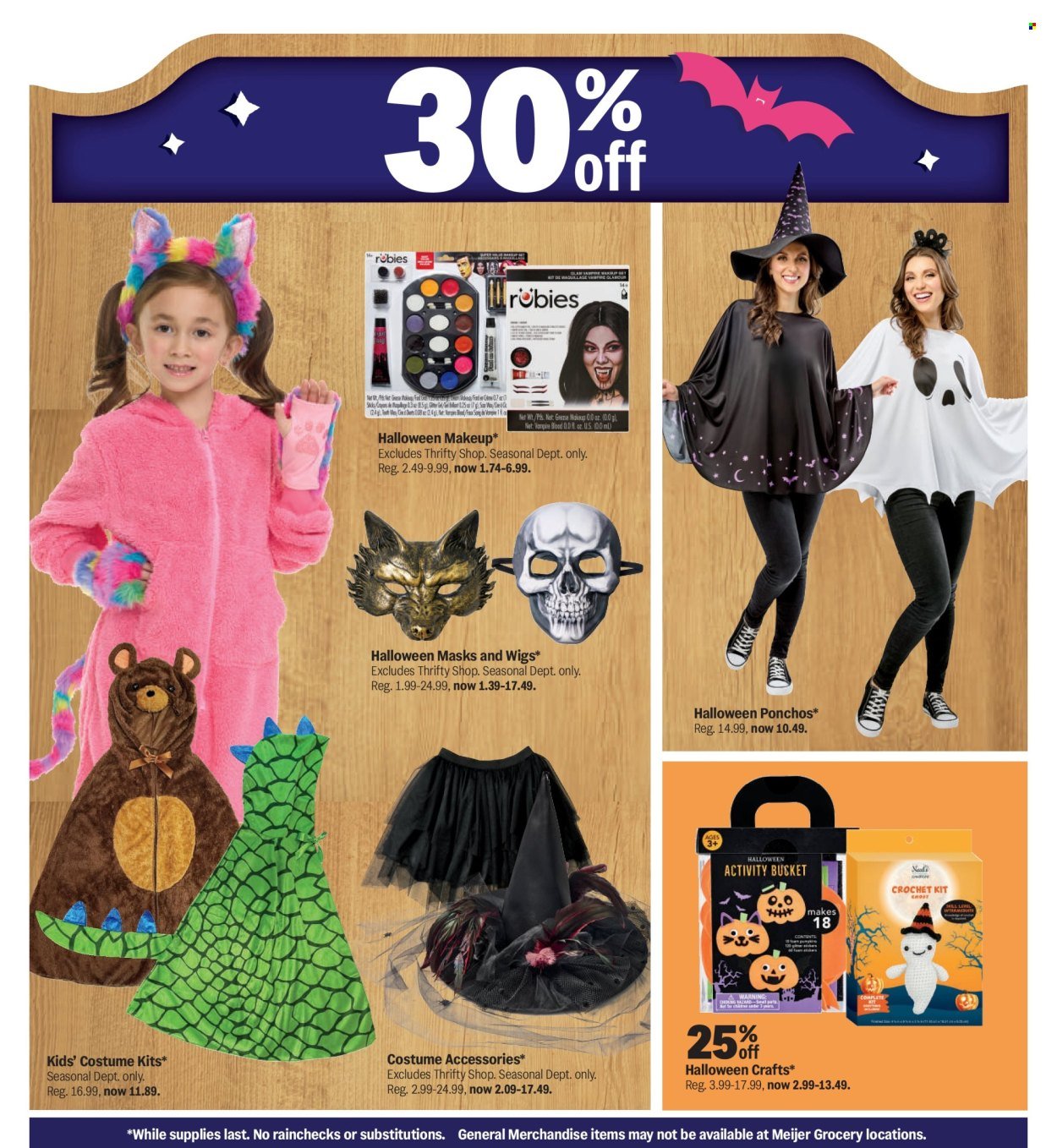 MEIJER ad - Halloween Deals