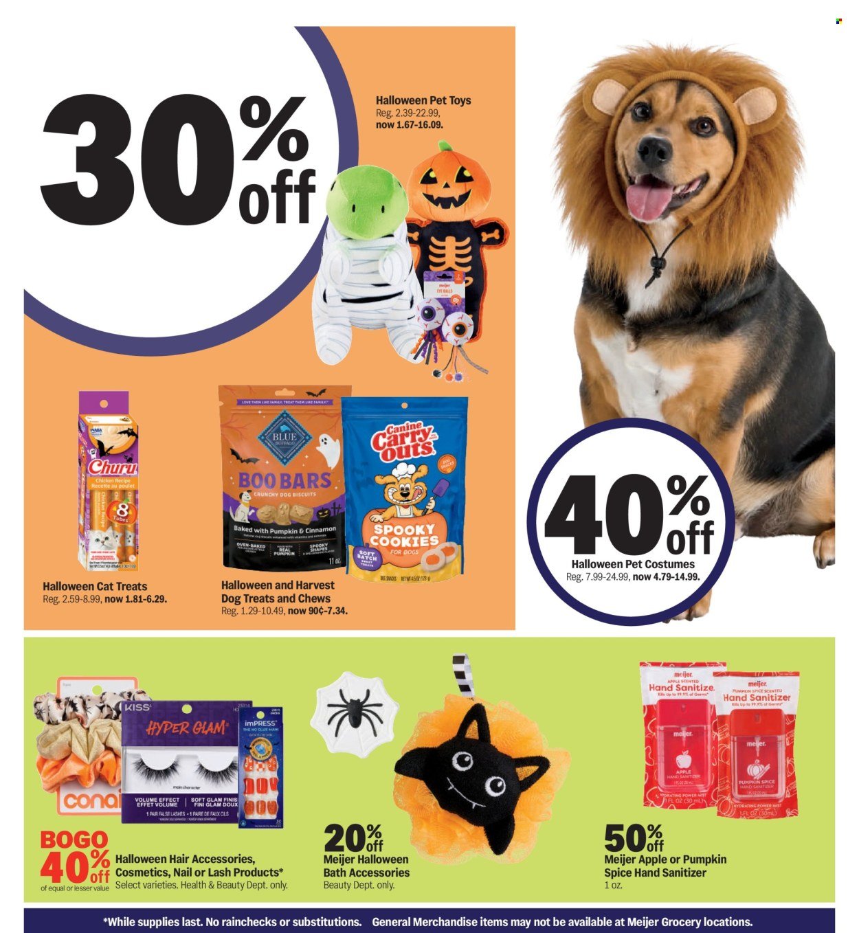 MEIJER ad - Halloween Deals