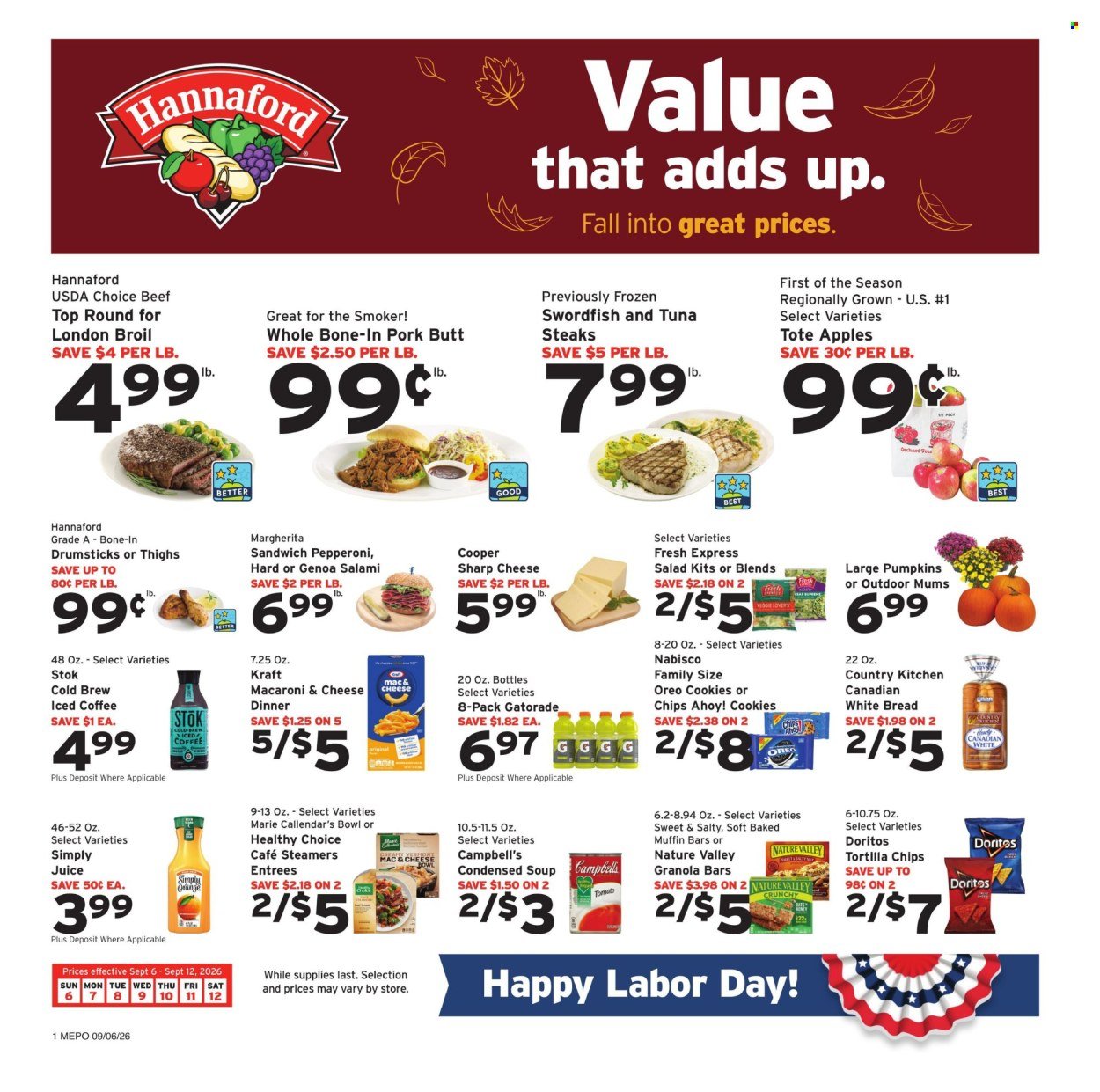 HANNAFORD ad - Weekly Ad