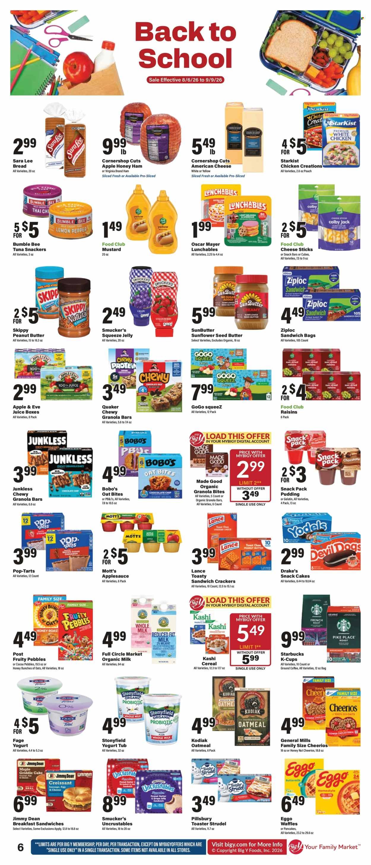 BIG Y ad - Back to School
