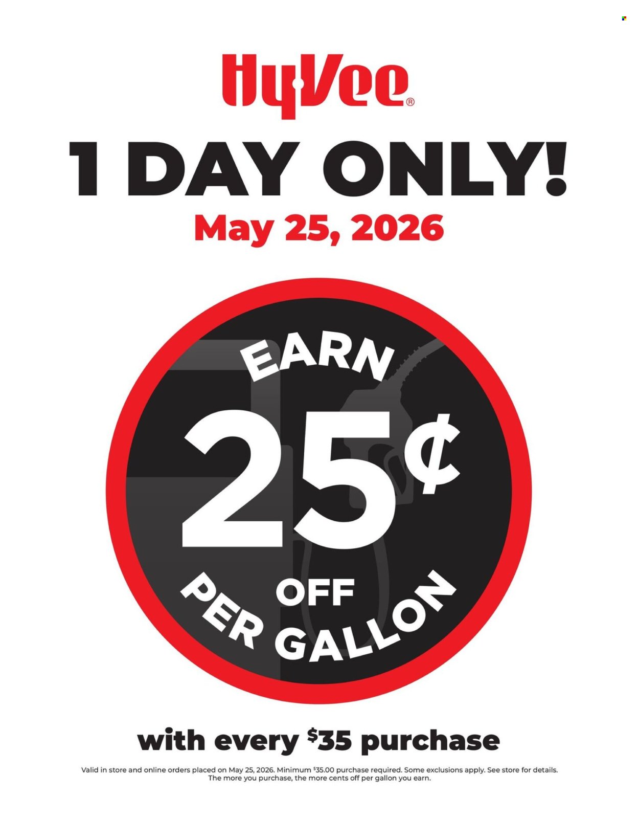 HY-VEE ad - 1 Day Sale