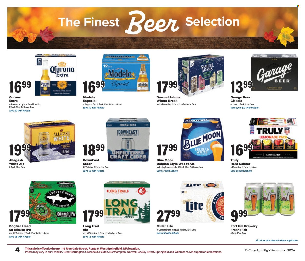 BIG Y ad - Table & Vine