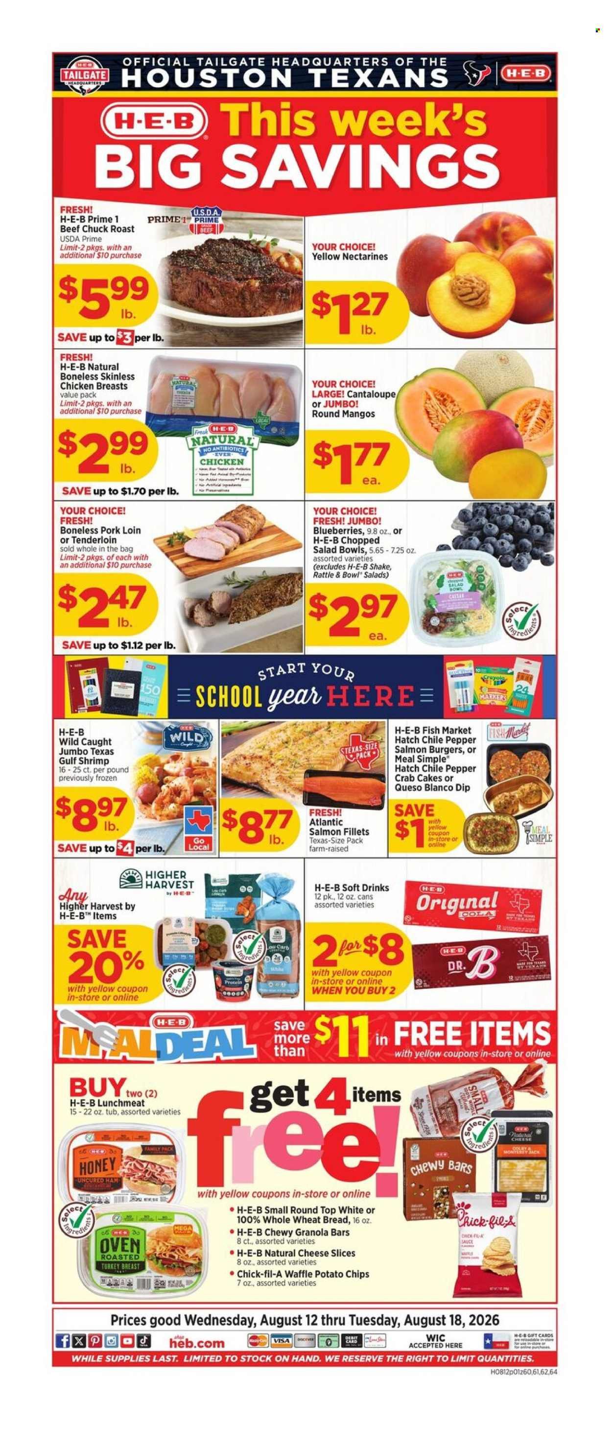 H-E-B ad - Weekly Ad