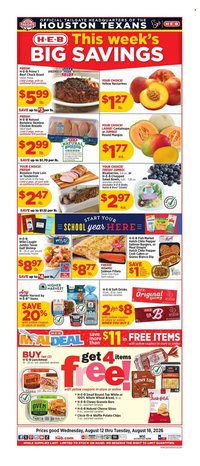 H-E-B ad - Weekly Ad
