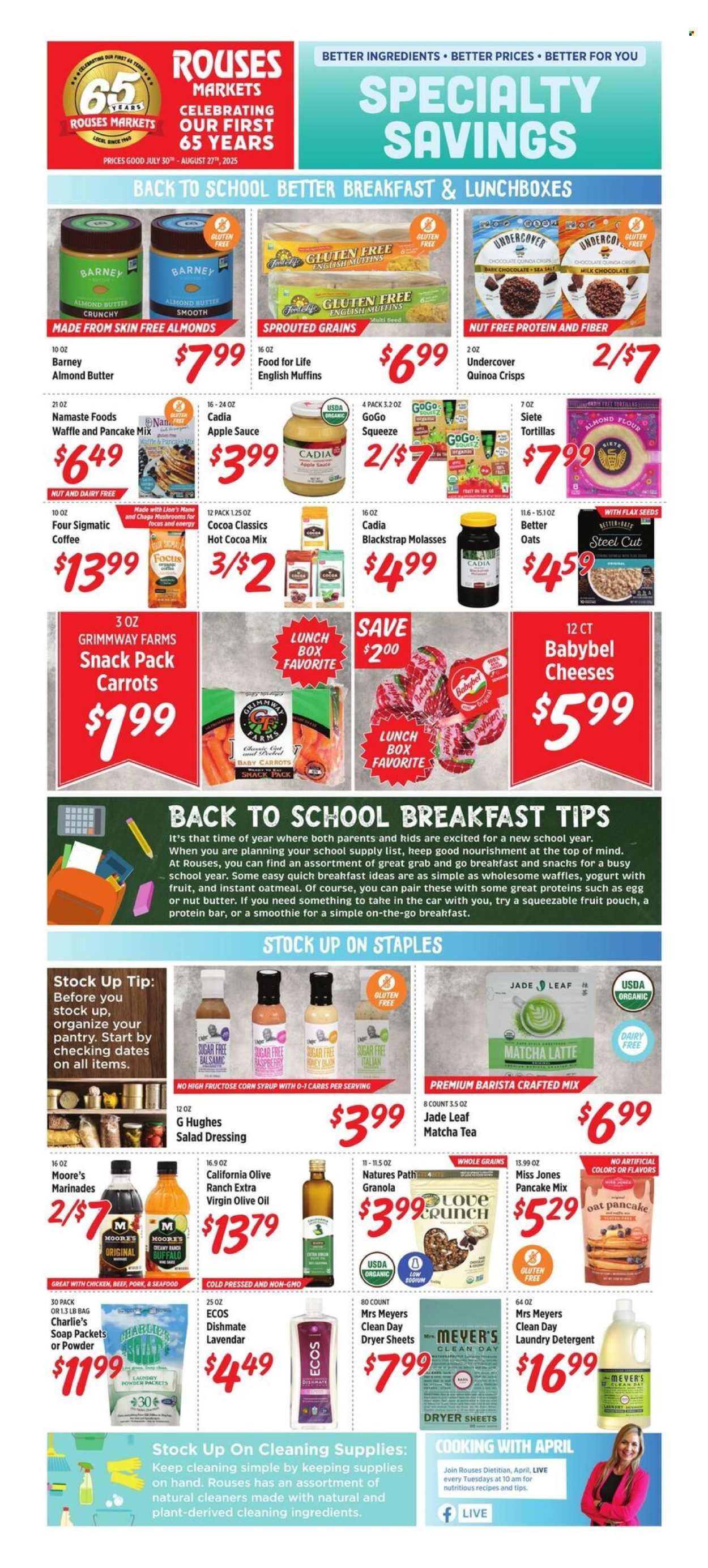 ROUSES MARKETS ad - Specialty Savings (2025-07-30 - 2025-08-27) | 1