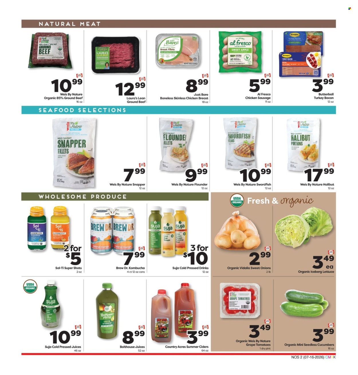 WEIS ad - Natural & Organic
