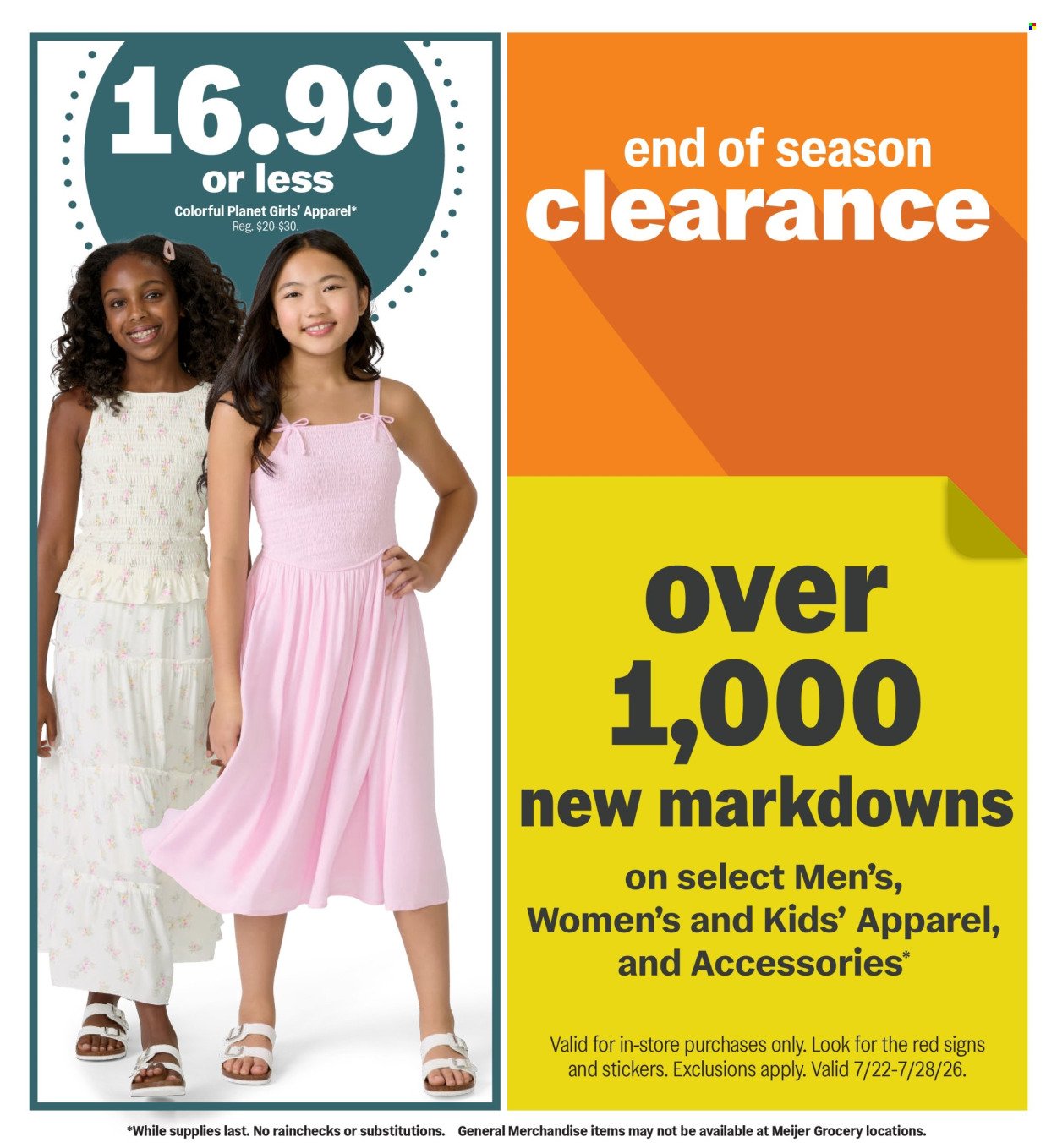 MEIJER ad - Storage for Study Season