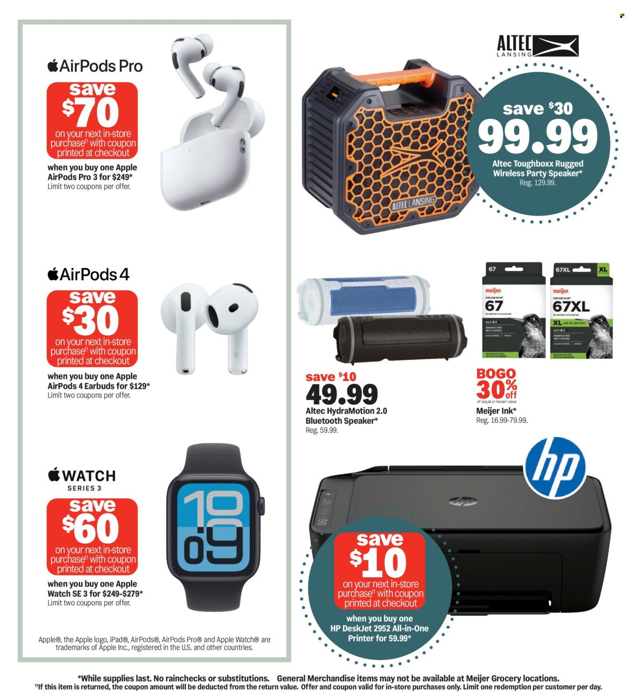 MEIJER ad - Storage for Study Season