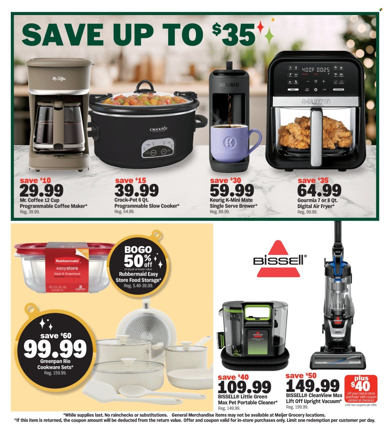 MEIJER ad - Early Holiday Deals