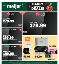 MEIJER ad - Early Holiday Deals