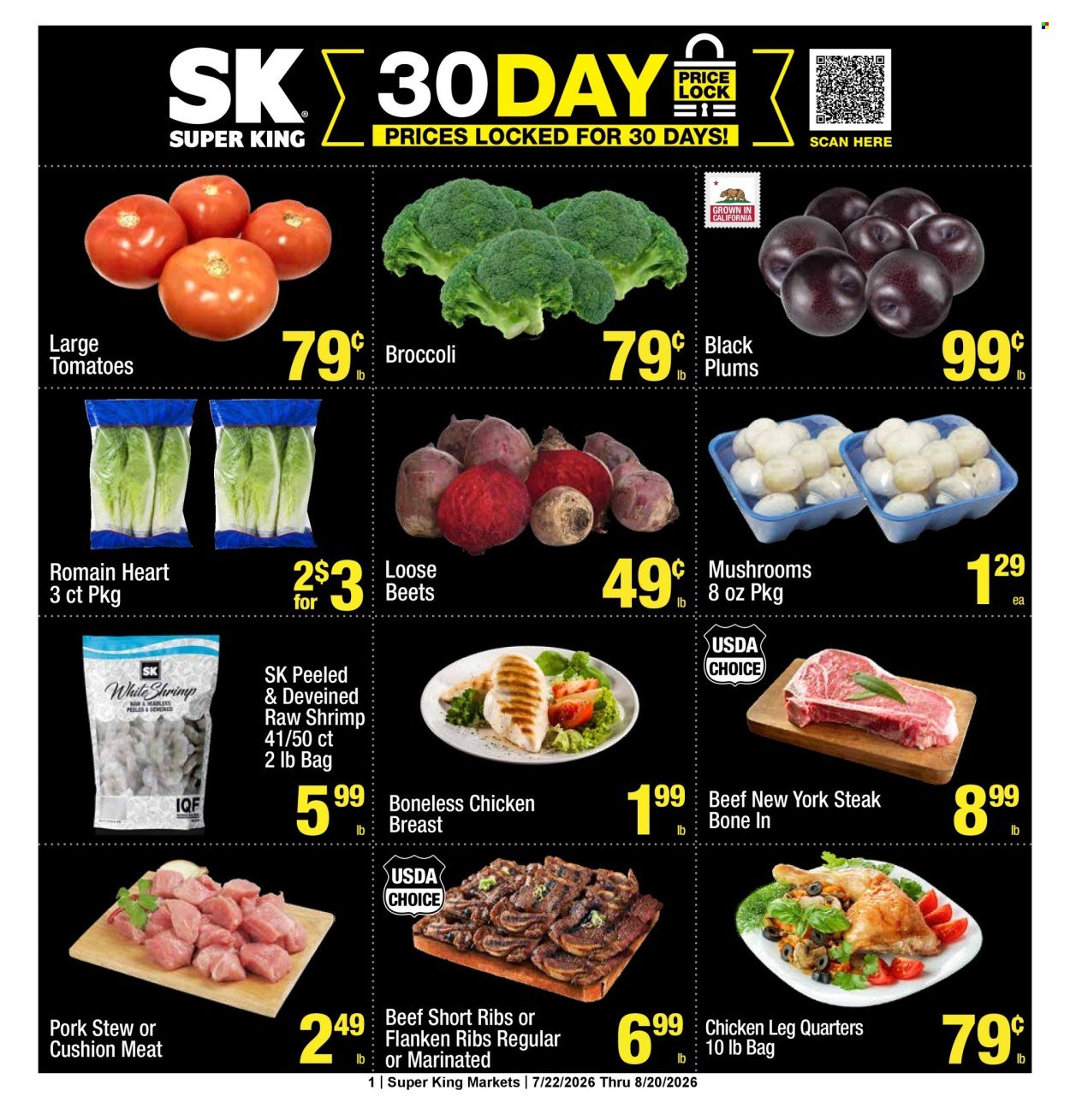 SUPER KING MARKETS ad - 30 Day