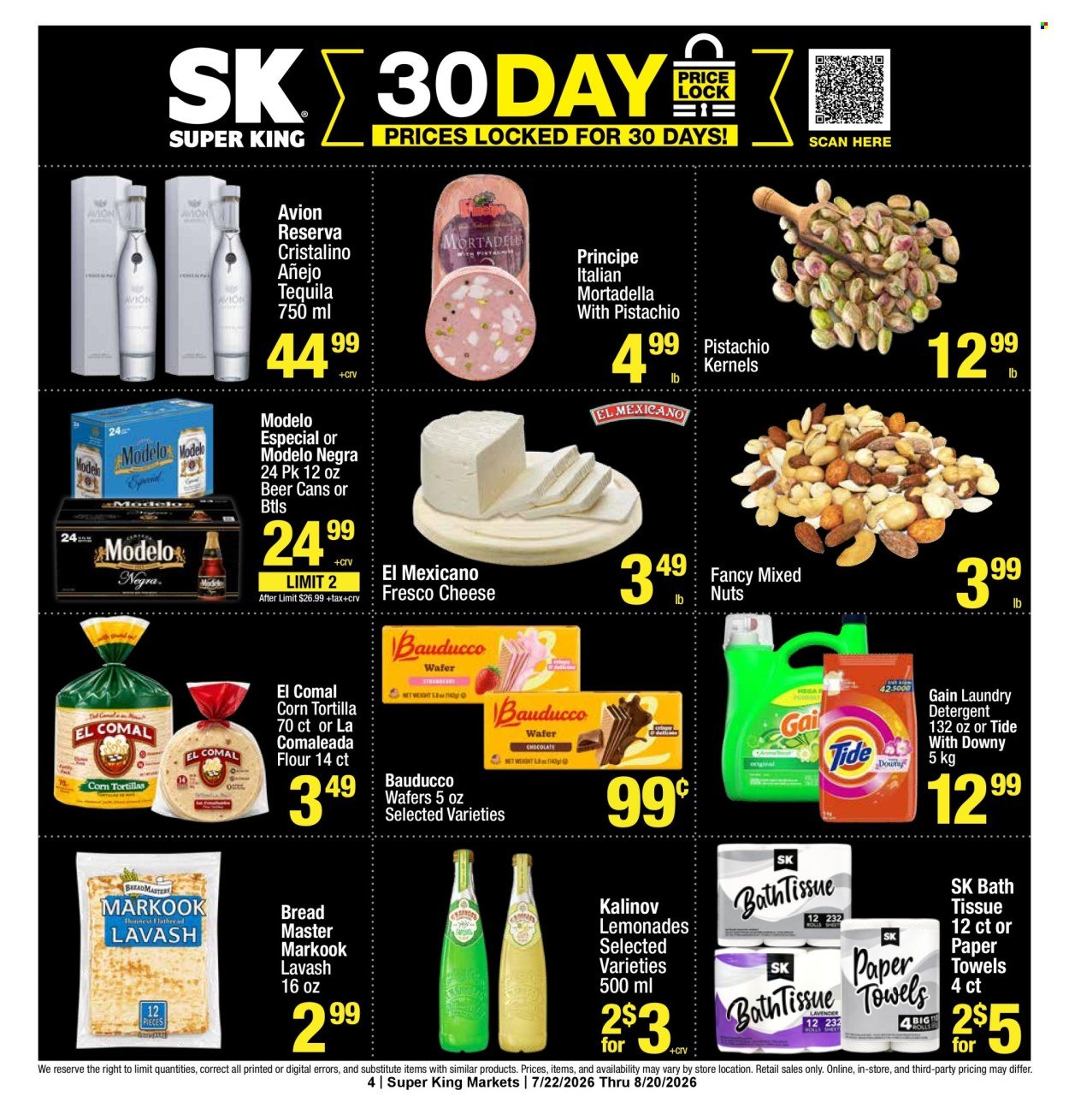 SUPER KING MARKETS ad - 30 Day