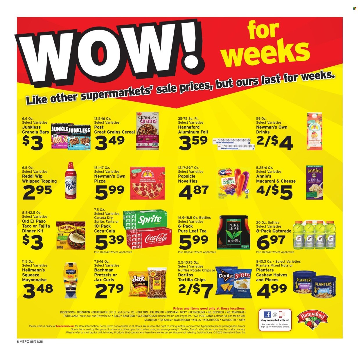 HANNAFORD ad - Weekly Ad