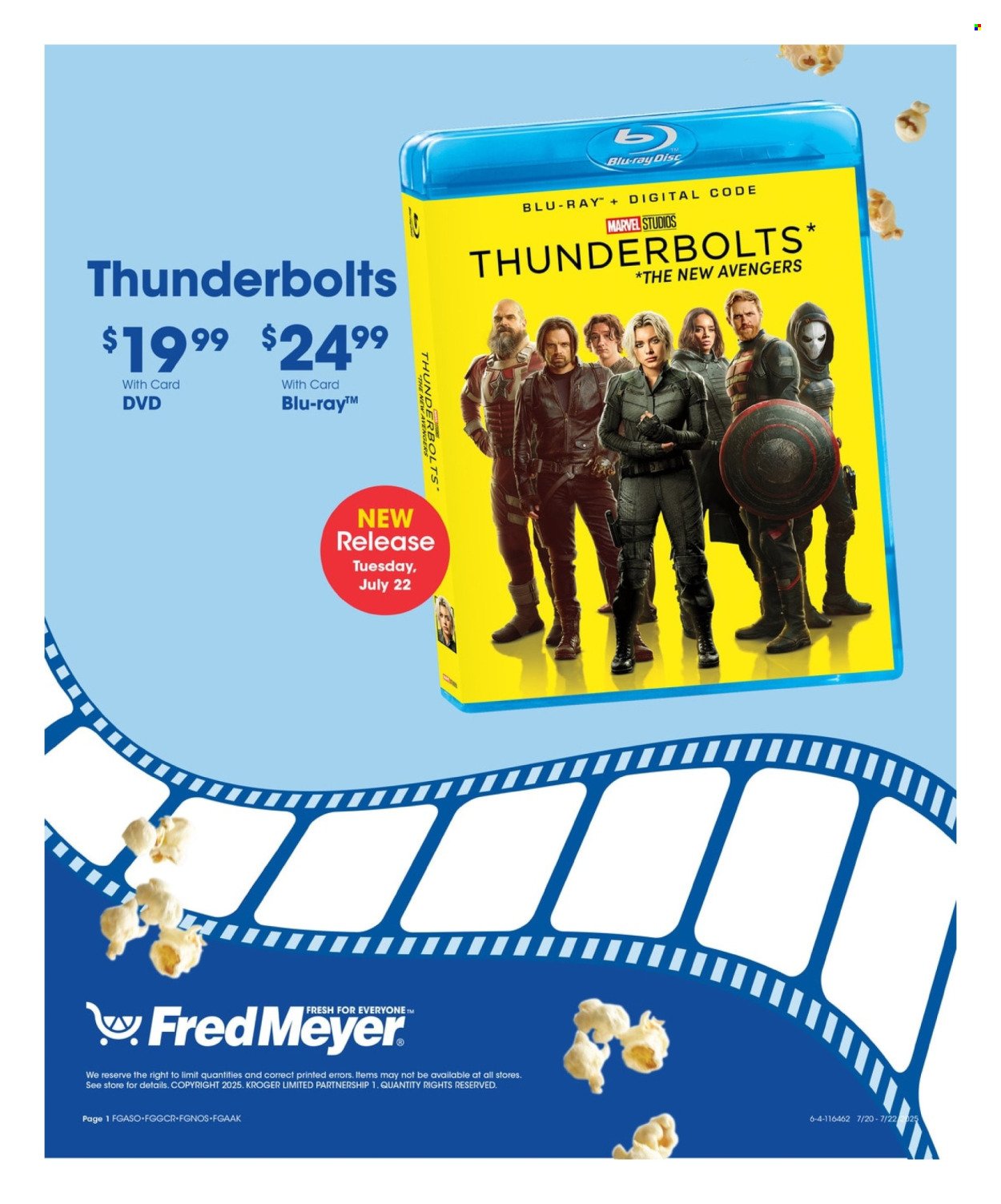 FRED MEYER ad - New Release (2025-07-20 - 2025-07-22) | 1