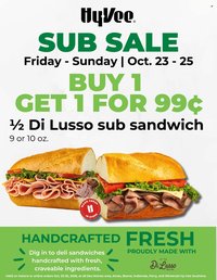 HY-VEE ad - Sub Sale!