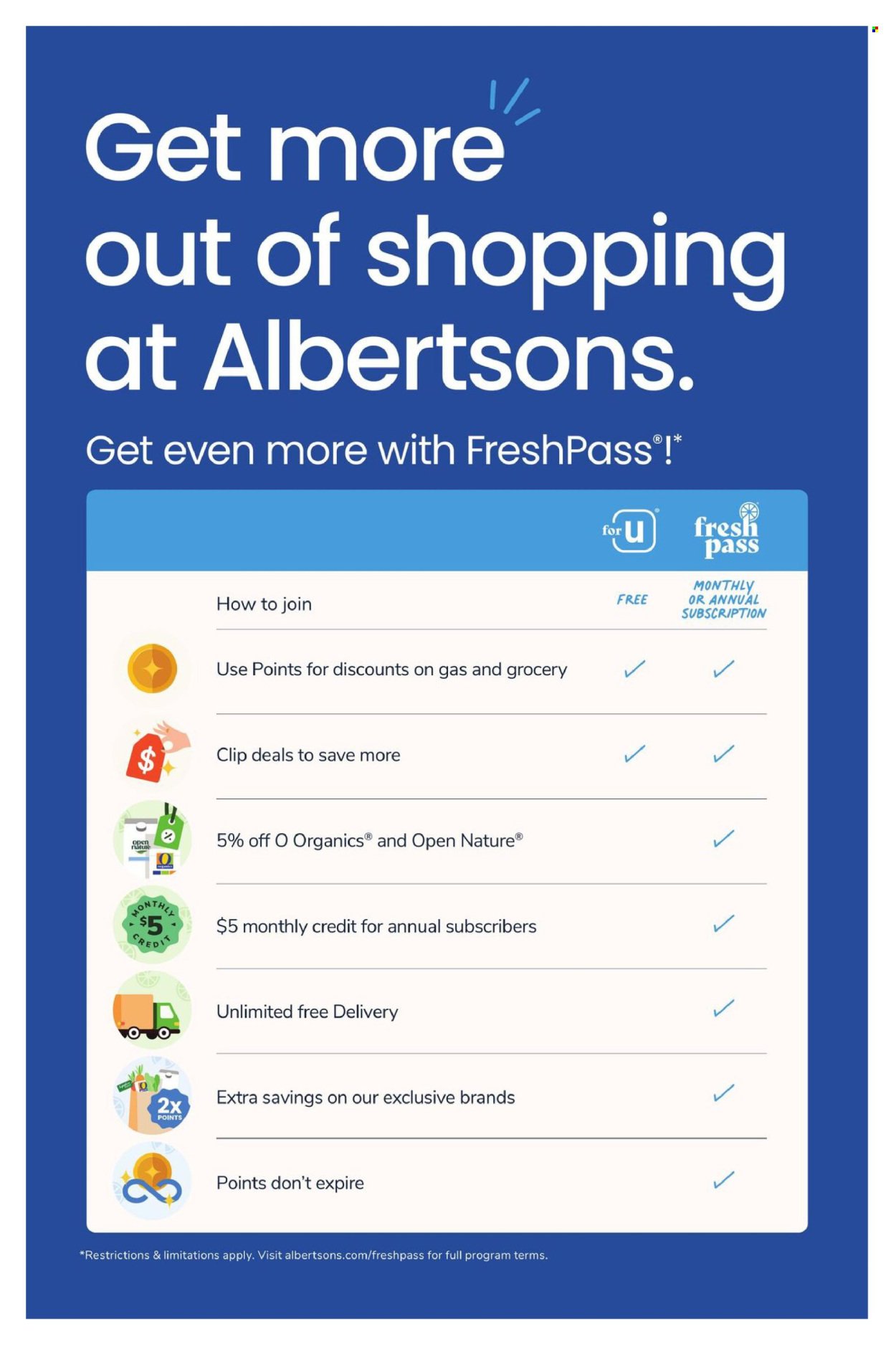 ALBERTSONS ad - Weekly Ad