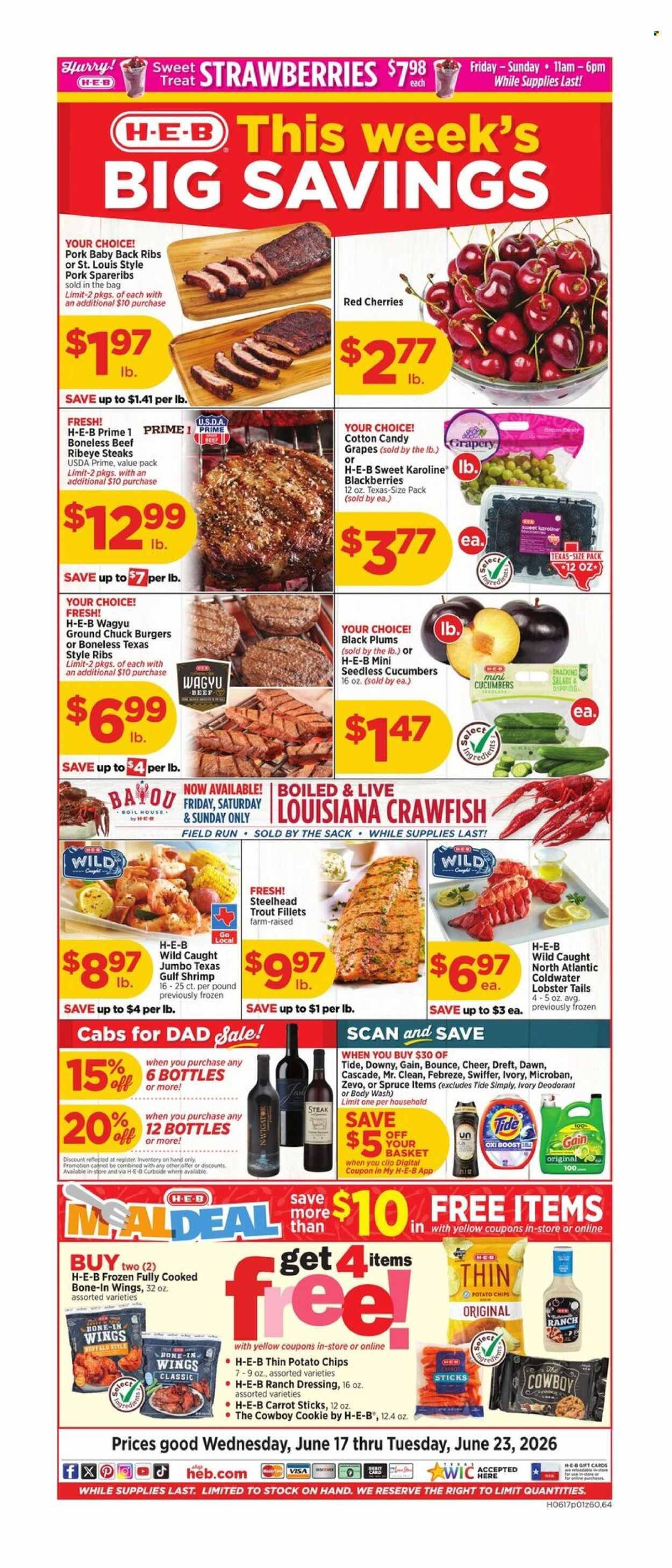 H-E-B ad - Weekly Ad