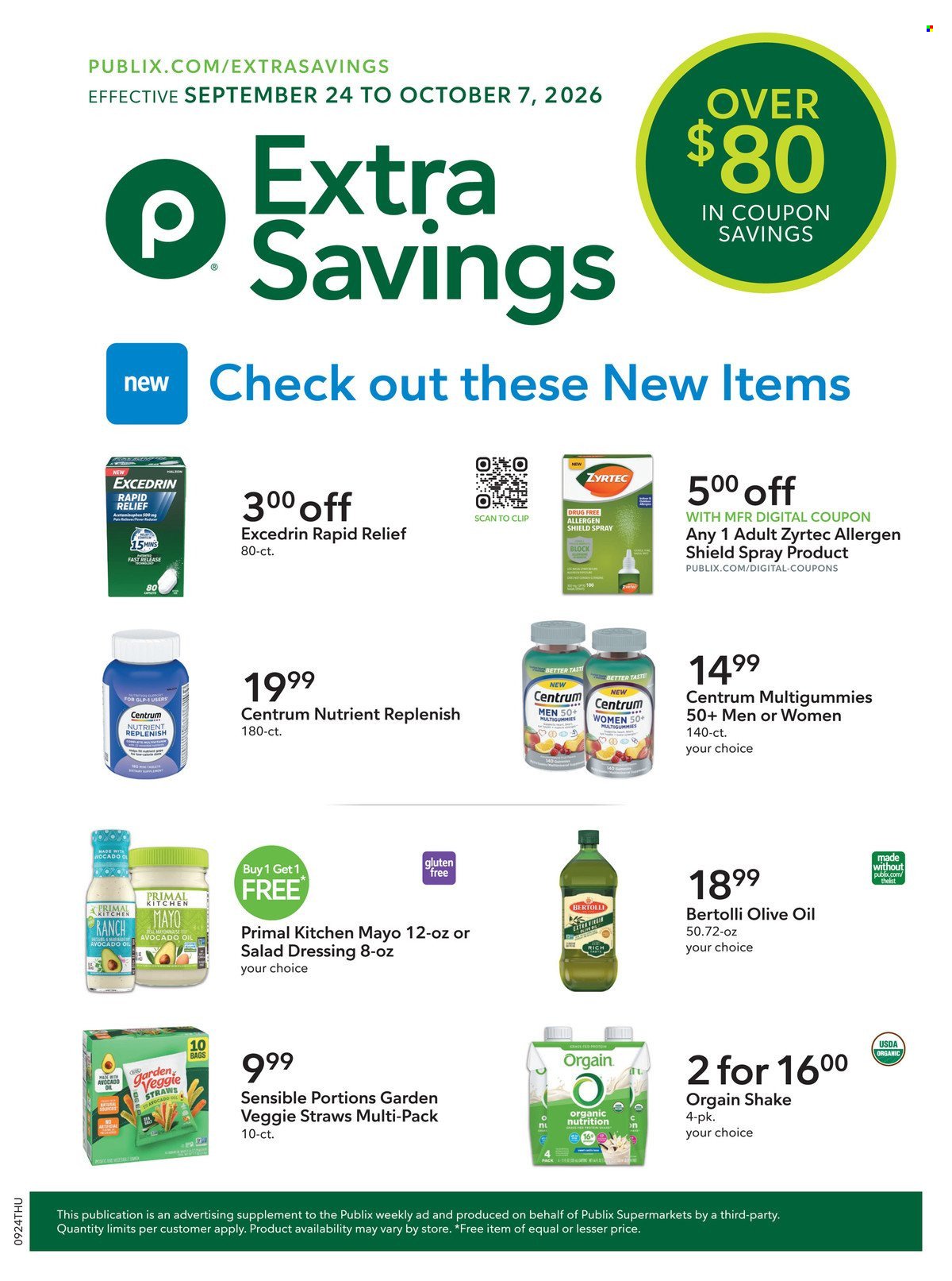 PUBLIX ad - Extra Savings