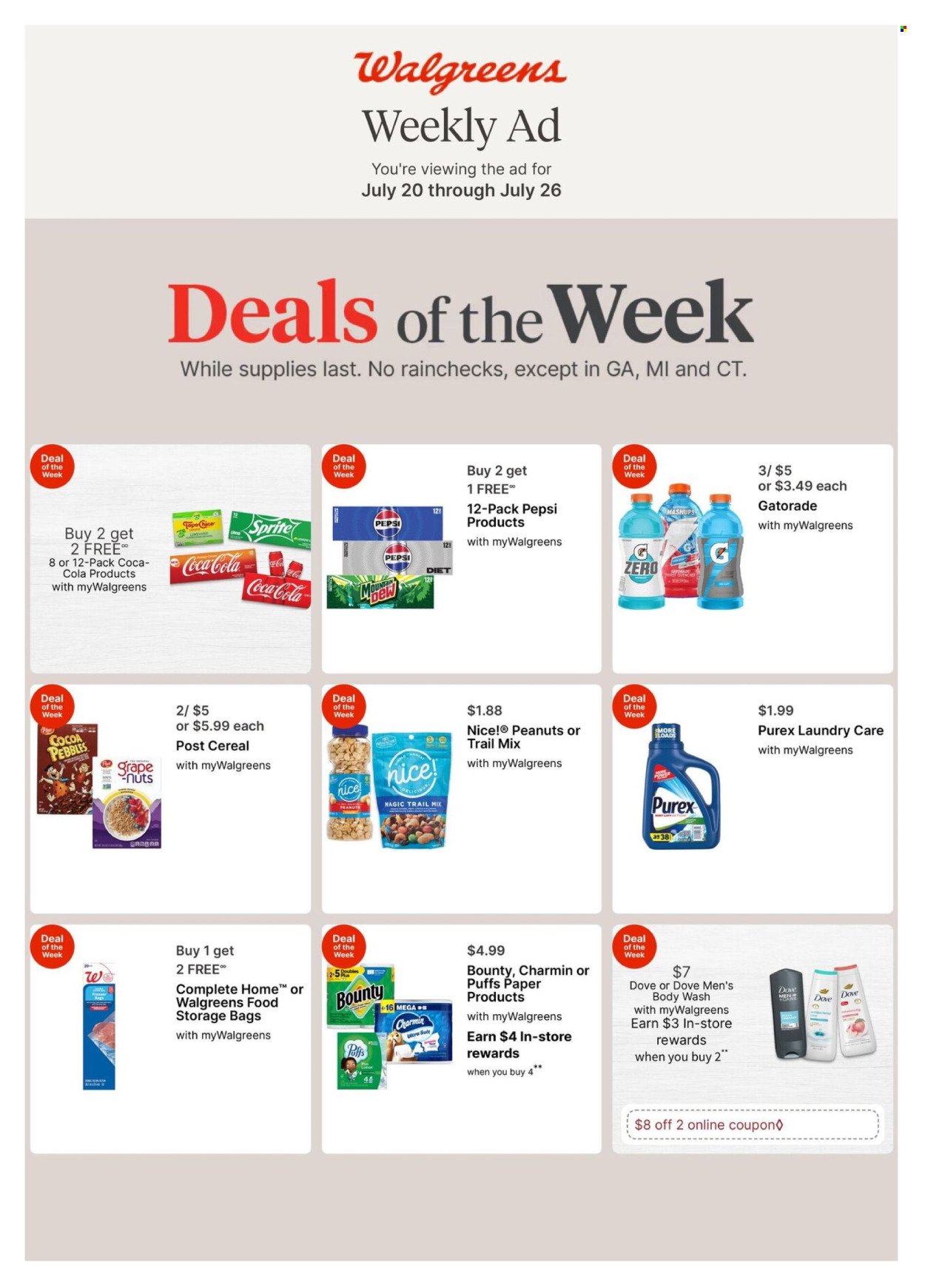 WALGREENS ad - Weekly Ad (2025-07-20 - 2025-07-26) | 1