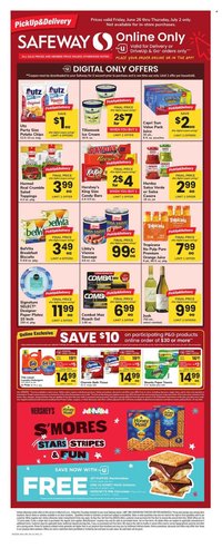 SAFEWAY ad - Bonus Online Savings