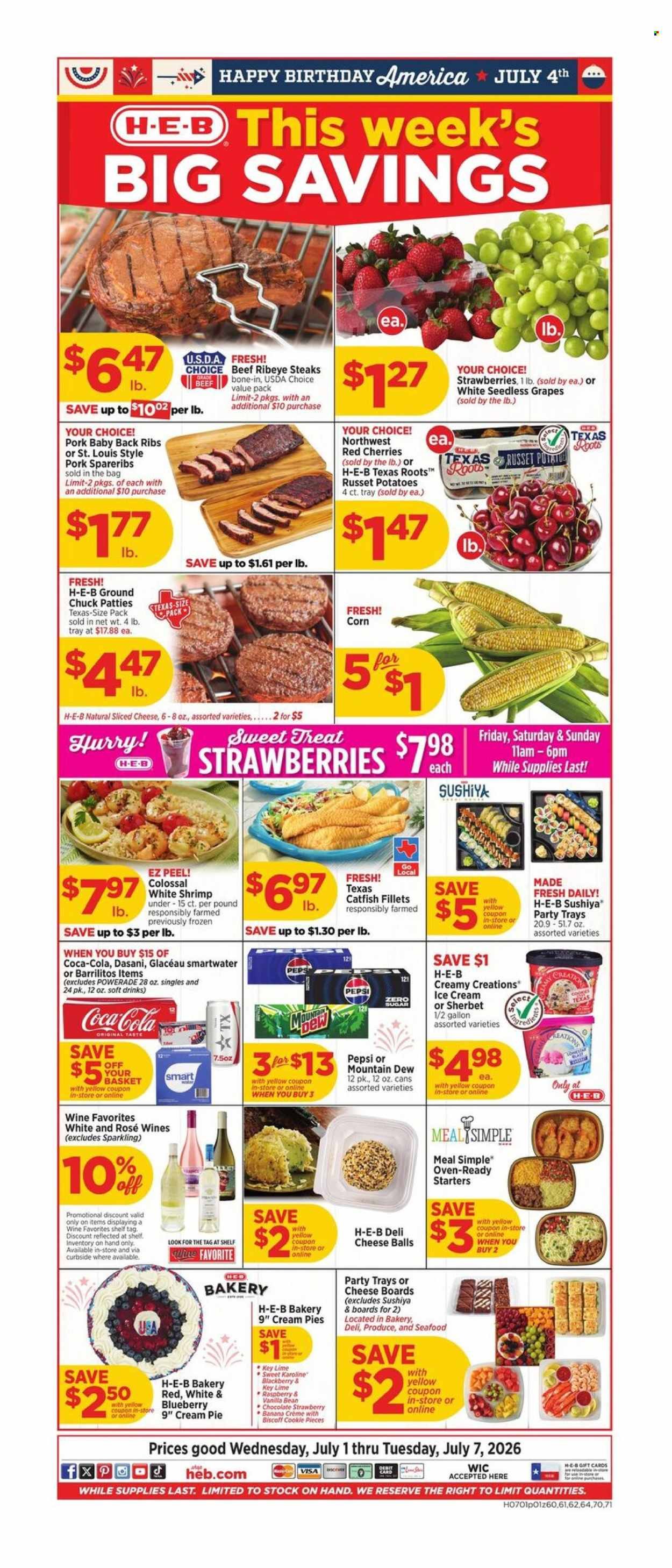 H-E-B ad - Weekly Ad