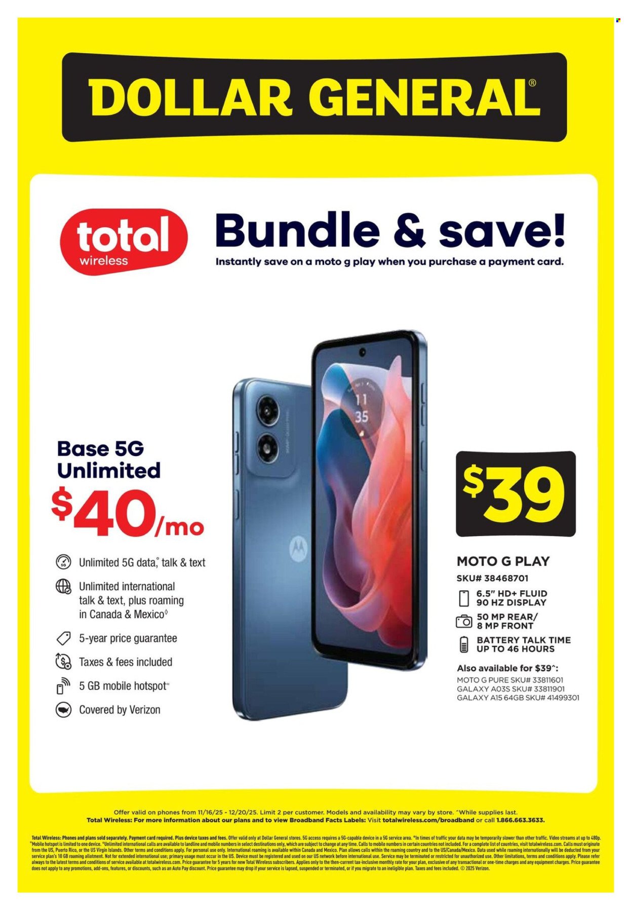 DOLLAR GENERAL ad - Wireless Deals