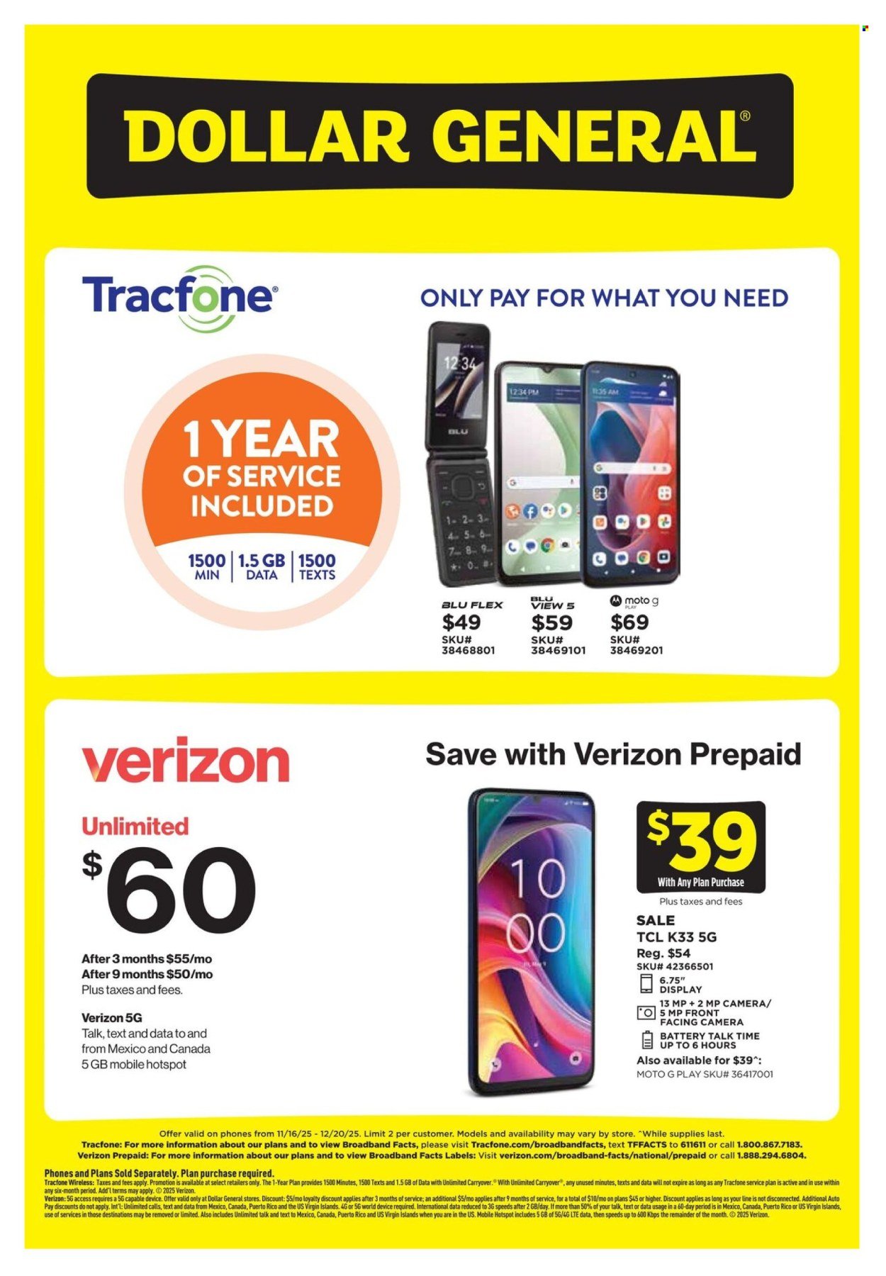 DOLLAR GENERAL ad - Wireless Deals