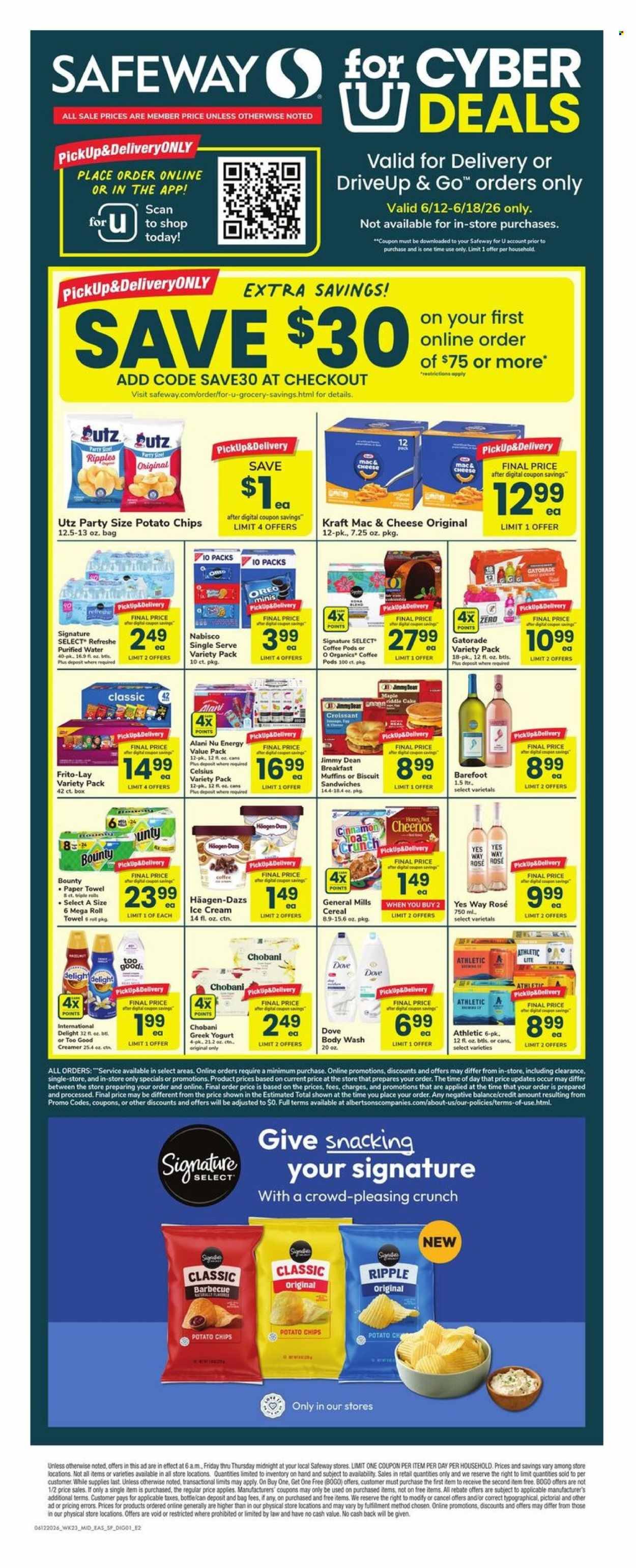 SAFEWAY ad - Bonus Online Savings