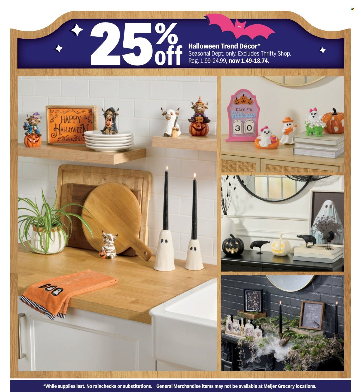 MEIJER ad - Halloween Deals