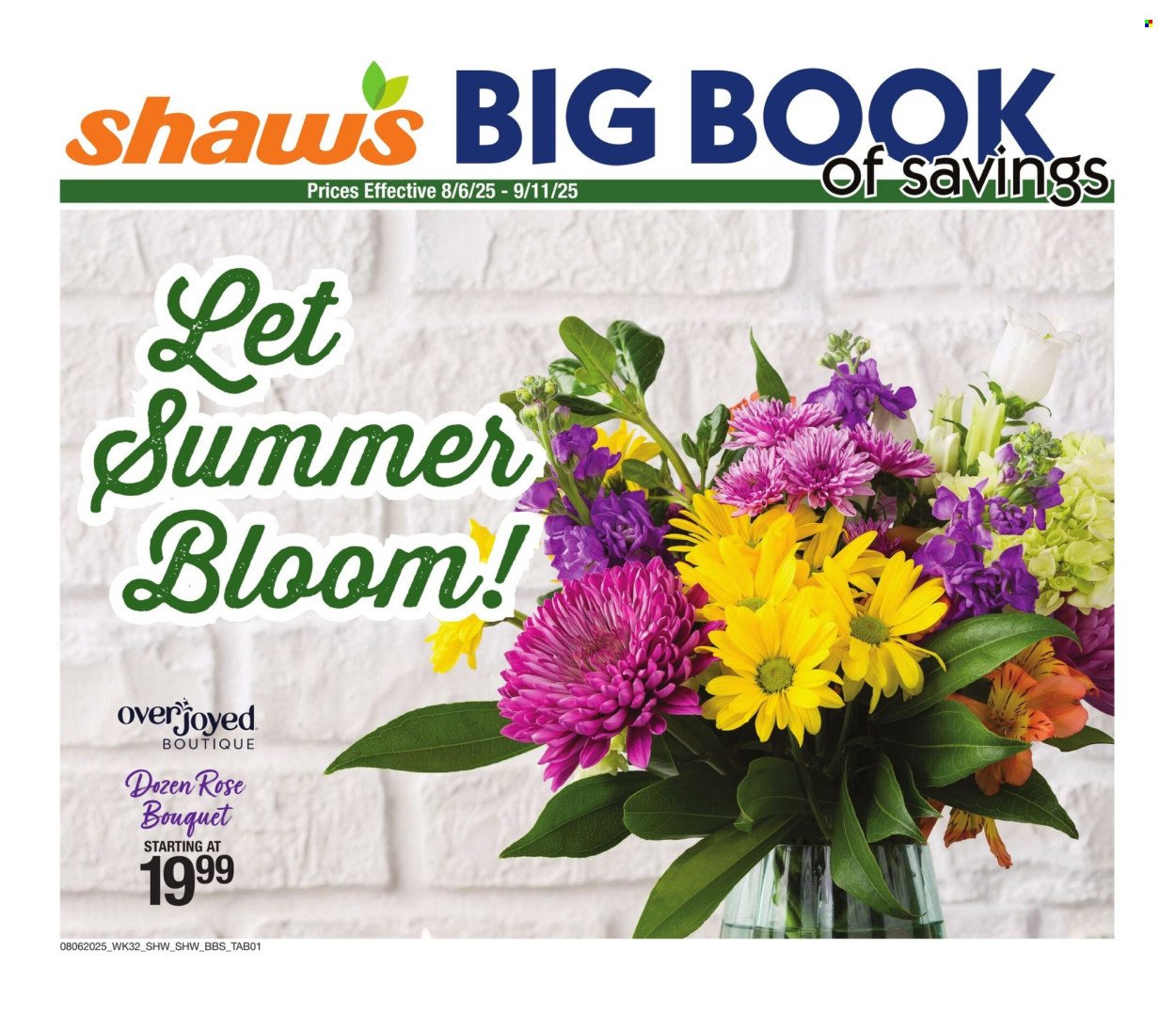 SHAW’S ad - Big Book of Savings (2025-08-06 - 2025-11-09) | 1