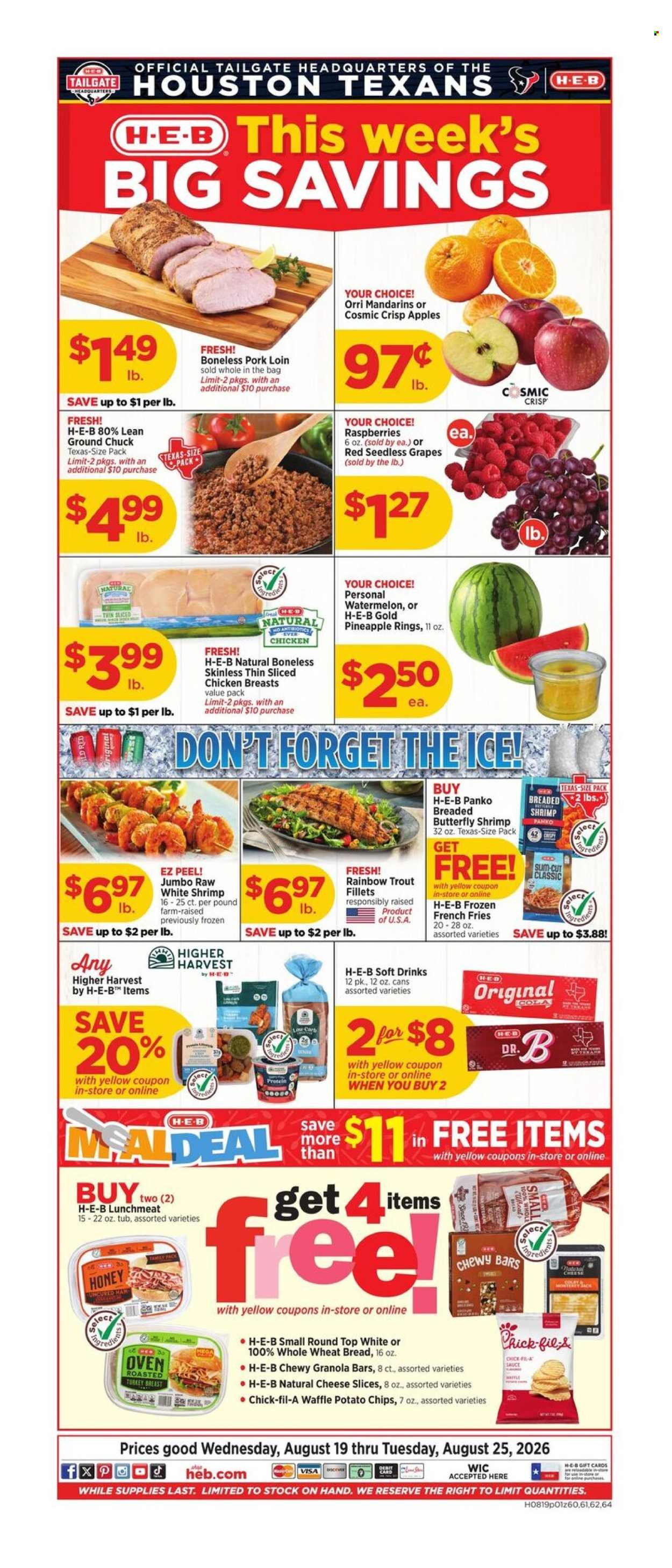 H-E-B ad - Weekly Ad