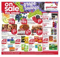 GIANT EAGLE ad - Weekly Sale