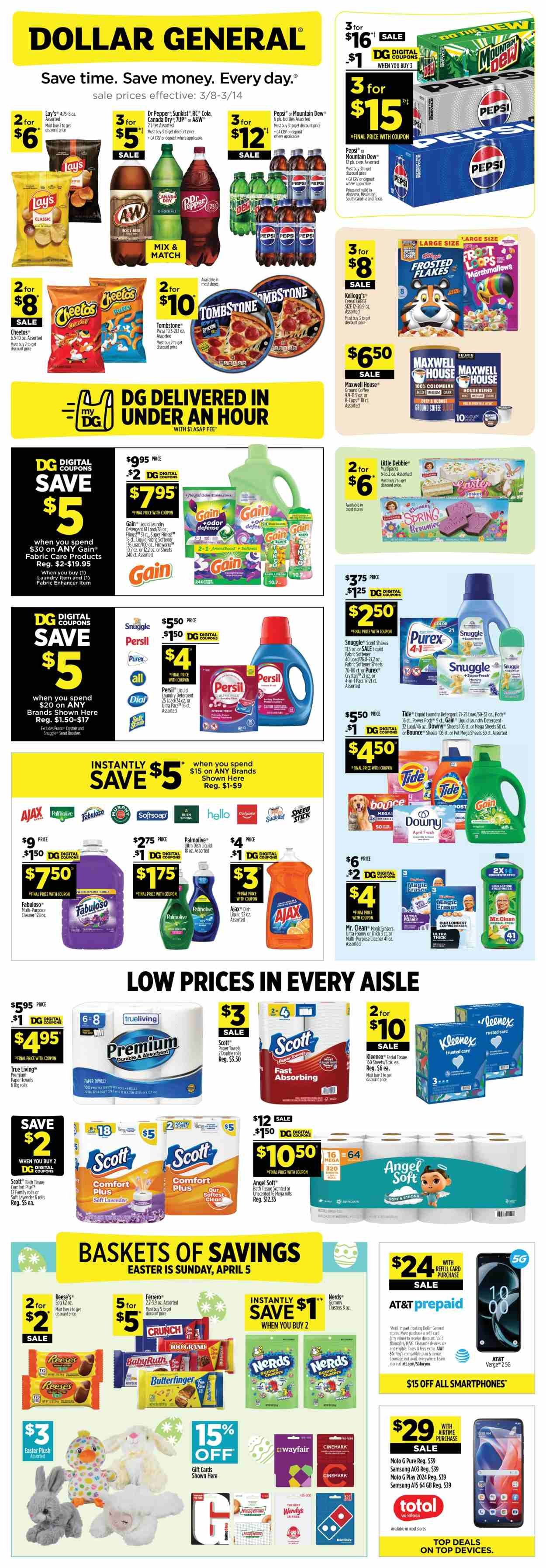 DOLLAR GENERAL ad - from Sun, March 8, 2026