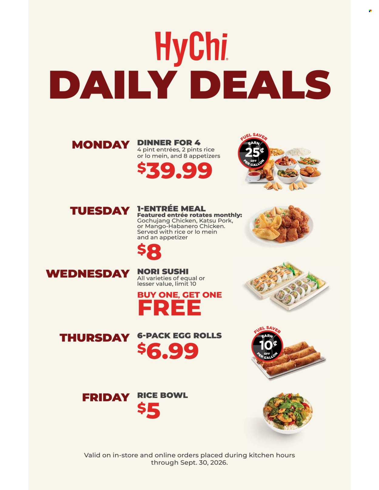 HY-VEE ad - HyChi Daily Deals