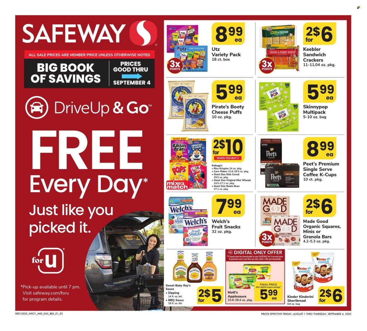 SAFEWAY ad - Big Book of Savings (2025-08-01 - 2025-09-04) | 1