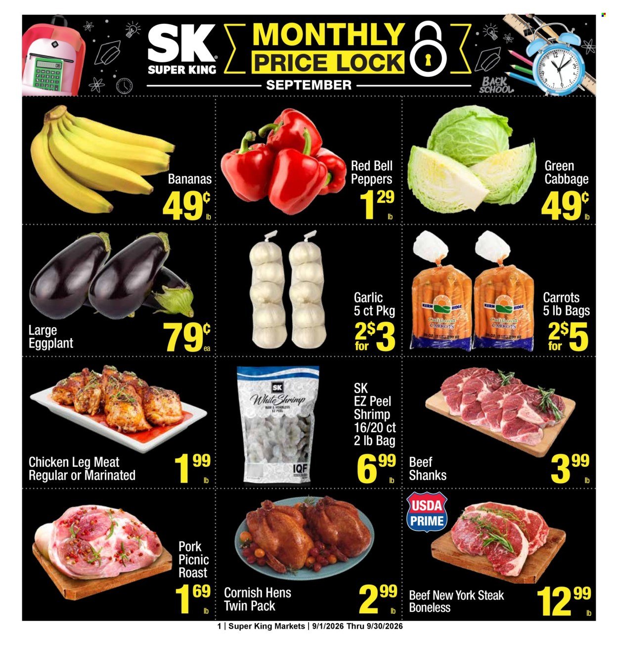 SUPER KING MARKETS ad - Monthly Price Lock