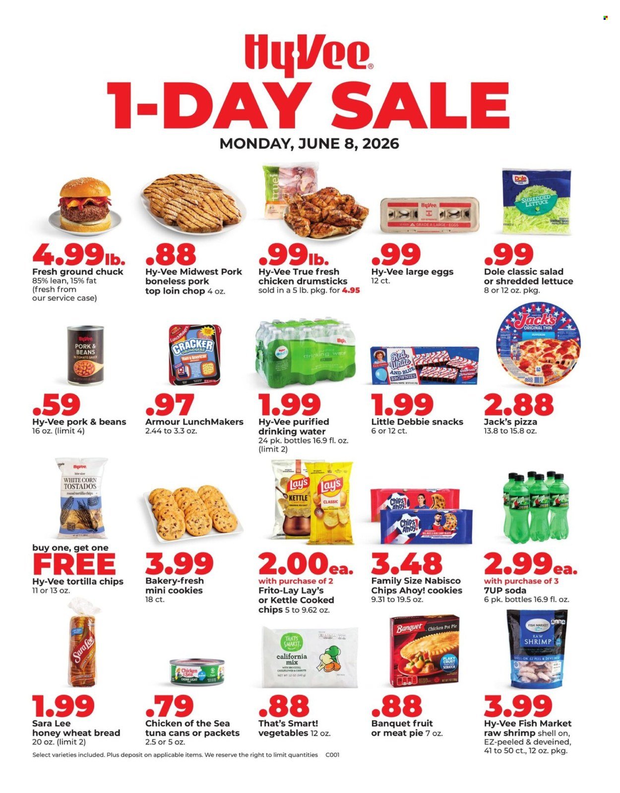 HY-VEE ad - 1 Day Sale