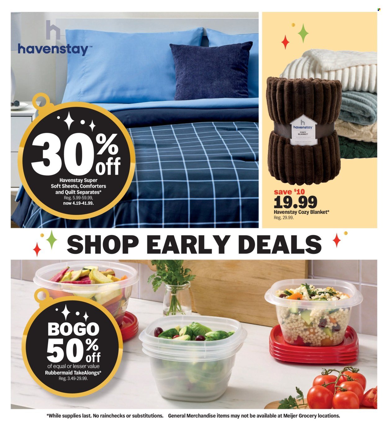 MEIJER ad - Early Holiday Deals