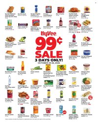 HY-VEE ad - 3 DAYS 99¢ SALE
