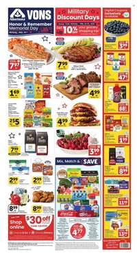 VONS ad - Weekly Ad