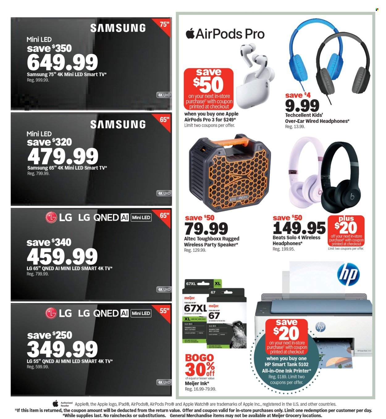 MEIJER ad - Good Life Quality. Real Low Prices
