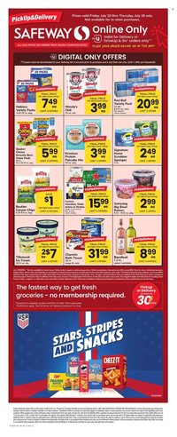 SAFEWAY ad - Bonus Online Savings