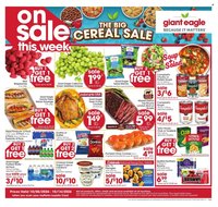 GIANT EAGLE ad - Weekly Sale