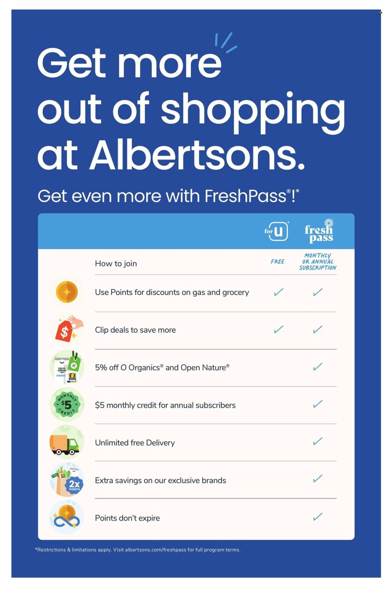 ALBERTSONS ad - Weekly Ad