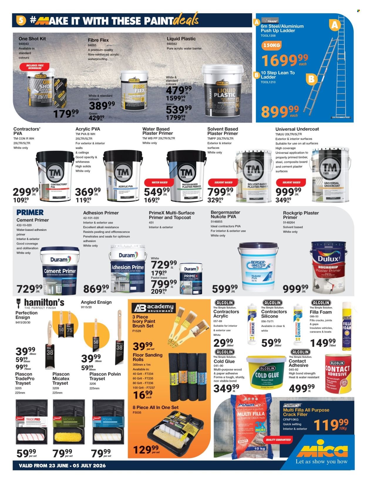 MICA specials - From Tuesday 23 Jun 2026