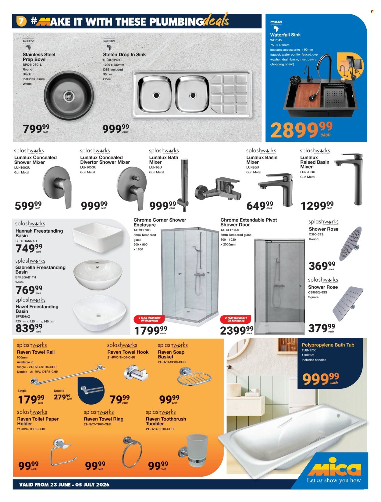 MICA specials - From Tuesday 23 Jun 2026