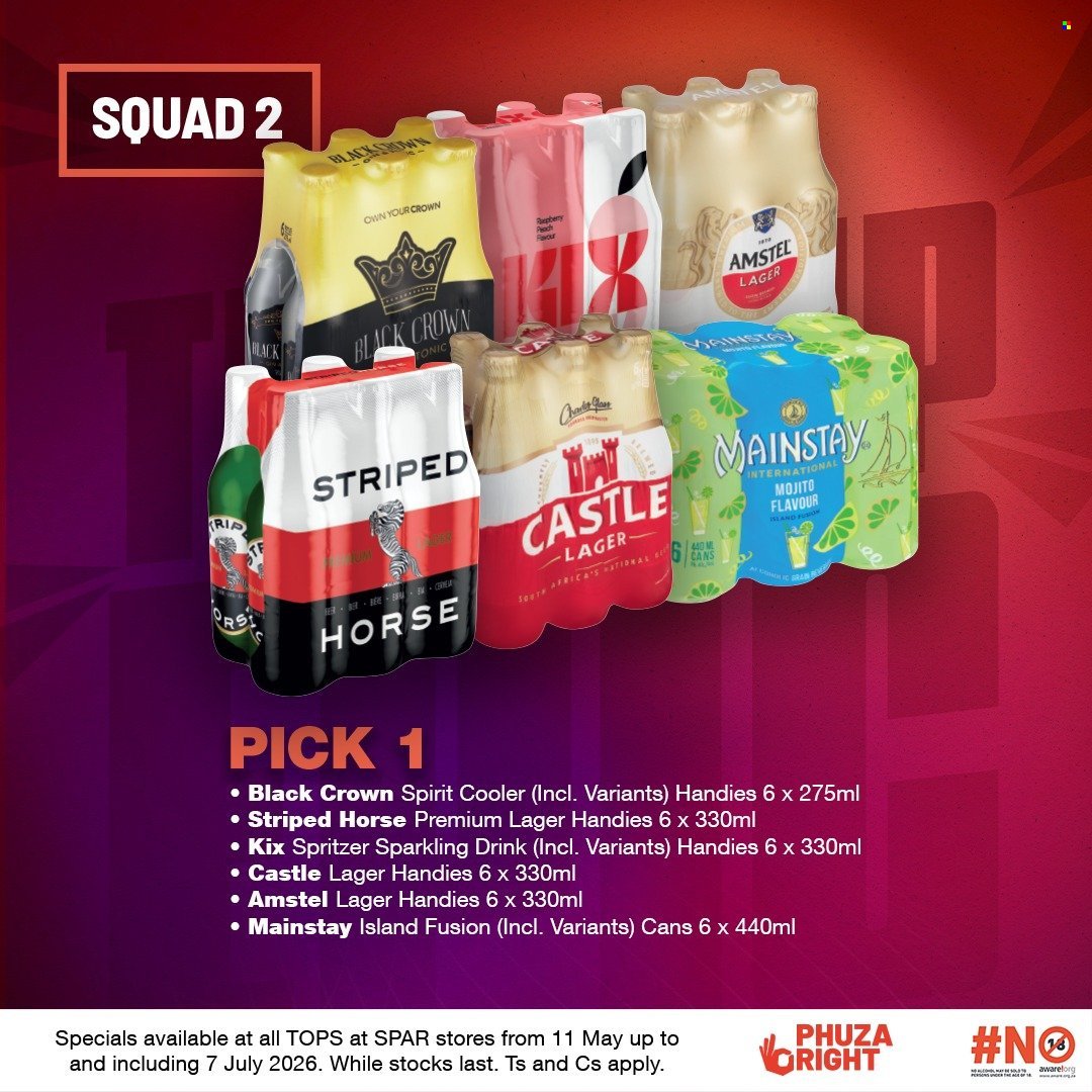 TOPS AT SPAR specials - Turn Up Epic