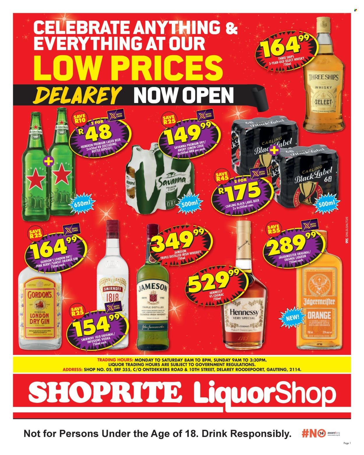 SHOPRITE specials - LiquorShop Low Prices Delarey (2026-02-16 - 2026-03-01) | 1