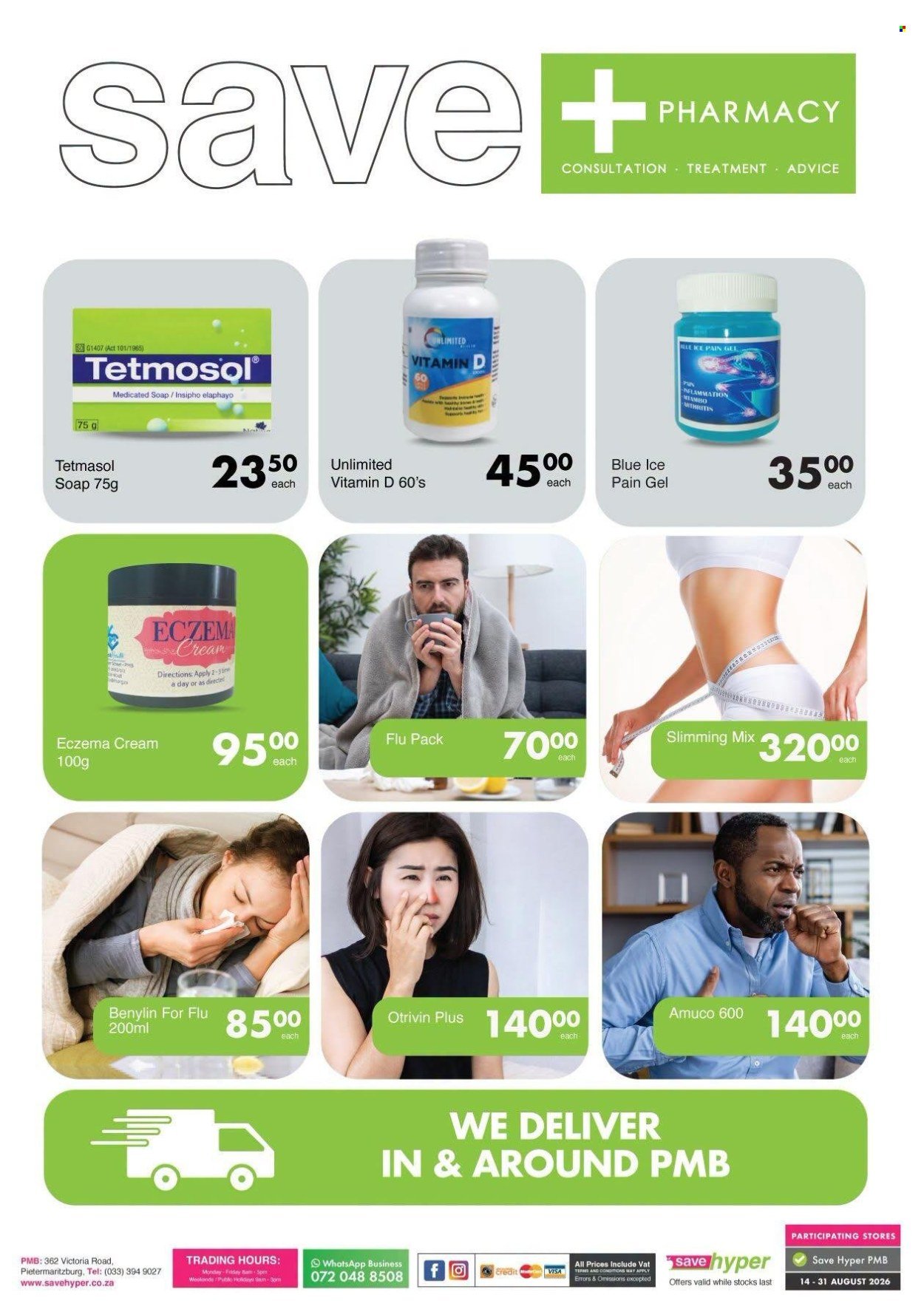 SAVE specials - From Friday 14 Aug 2026